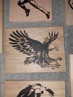 Adelaar, arend, roofvogel op hout gebrand, Huis en Inrichting, Woonaccessoires | Wanddecoraties, Ophalen of Verzenden, Nieuw