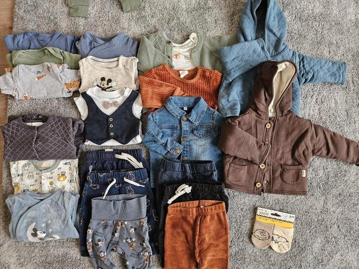 Kledingpakket jongen maat 50/56 en 56, Kinderen en Baby's, Babykleding | Baby-kledingpakketten, Gebruikt, Maat 56, Ophalen of Verzenden