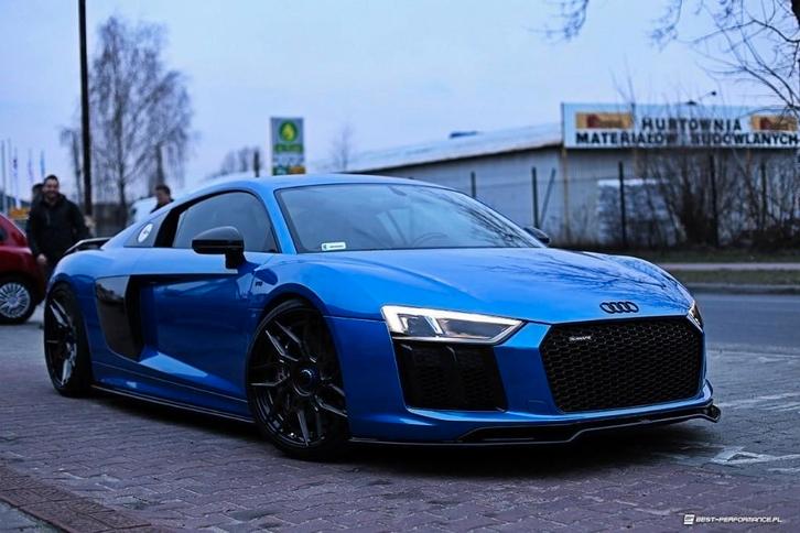 Voorlip sideskirt diffuser splitter canard - Audi R8 15+, Auto diversen, Tuning en Styling, Ophalen of Verzenden