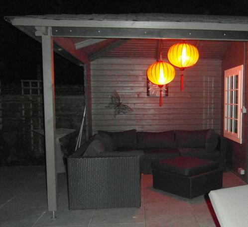 Zijden lamp tuinlampion – sfeervolle verlichting, Tuin en Terras, Overkappingen, Nieuw, Veranda, Verzenden