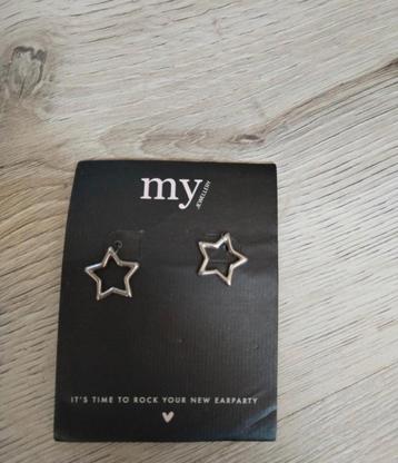 My Jewellery Zilveren Ster Oorbellen beschikbaar voor biedingen