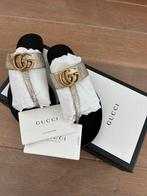 Gucci goude slippers maat 36, Gucci, Ophalen of Verzenden, Zo goed als nieuw, Overige kleuren