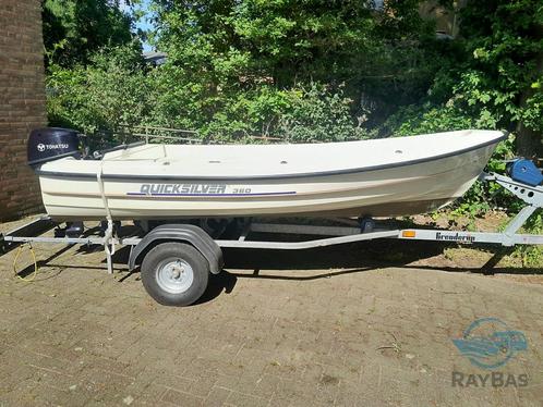 Snelle Quicksilver 360 / Tohatsu 8 pk / 2-cilinder / 4takt /, Watersport en Boten, Vis- en Consoleboten, Gebruikt, Tot 10 pk, 3 tot 6 meter
