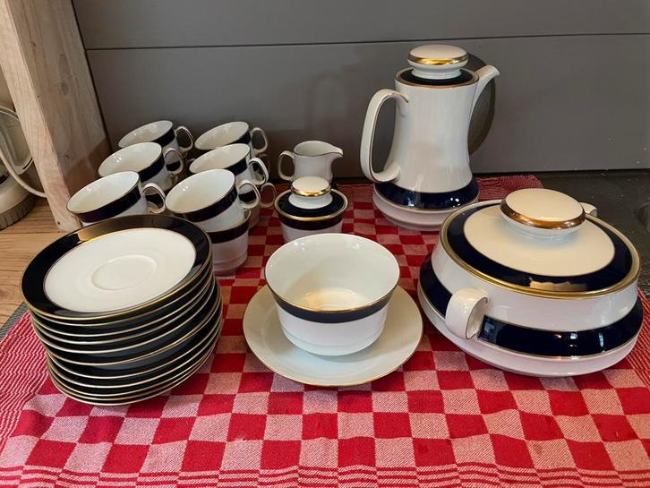 Winterling kirchenlamitz bavaria E echt kobalt scharffeuer, Antiek en Kunst, Antiek | Servies compleet, Ophalen