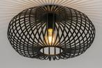 plafondlamp zwart 39cm bed tafel keuken vide lamp tulband, Huis en Inrichting, Lampen | Hanglampen, Ophalen of Verzenden, Nieuw