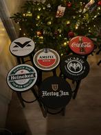 Diverse barkrukken nieuw Hertog Jan, Amstel, Heineken, 5 krukken of meer, Ophalen of Verzenden, Zo goed als nieuw, 60 tot 90 cm