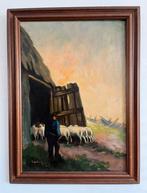 Schilderij olieverf op doek 1931 cornelis de Kort, Antiek en Kunst, Kunst | Schilderijen | Klassiek, Ophalen of Verzenden