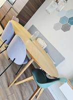 Eettafel met stoelen, Huis en Inrichting, Ophalen, Overige materialen, 150 tot 200 cm, 200 cm of meer