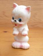 Ledraplastics Italy gummi hondje met piepgeluid, 13 cm 1960., Antiek en Kunst, Antiek | Speelgoed, Ophalen of Verzenden