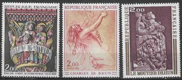 Frankrijk 1973 - Yvert 1741-1743 - Kunstwerken (PF) beschikbaar voor biedingen