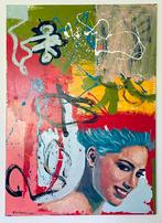 Groot origineel kunstwerk Peter Klashorst Smile, Ophalen of Verzenden