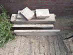 8 trottoirbanden 3 pas stukken, Tuin en Terras, Tegels en Klinkers, Ophalen, Gebruikt, Beton, Overige typen