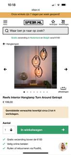 Reefs Interior hanglamp Turn Around getrapt, Huis en Inrichting, Lampen | Hanglampen, Ophalen of Verzenden, Minder dan 50 cm