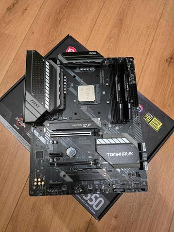 AM4 Set: MSI B550 Tomahawk + R5 5600X + 32GB DDR4 CL16 beschikbaar voor biedingen