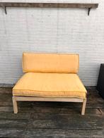 Gratis tuinbankje met kussens, Tuin en Terras, Tuinsets en Loungesets, Ophalen, Zo goed als nieuw, 2 zitplaatsen