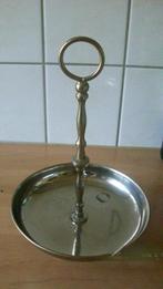 Verzilverde schaal op voet, Ophalen of Verzenden, Zo goed als nieuw