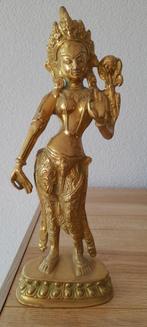 Godin Indu Parvati brons 29,5 cm, Antiek en Kunst, Verzenden, Brons