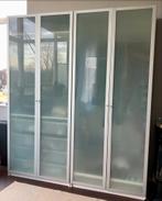 4x Drammen deur voor Ikea Pax kast, alu&melkglas, evt + kast, Ophalen, 200 cm of meer, 50 tot 100 cm, Zo goed als nieuw