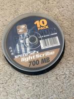 CD-R 700MB - 10 stuks op spindel - Lightscribe, Ophalen of Verzenden, Nieuw, Cd, Op spindel