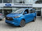 Ford Tourneo Custom 340 L1H1 Titanium X 2.5i 233pk PHEV eCVT, Auto's, Ford, Gebruikt, 4 cilinders, Blauw, Plug-in hybride
