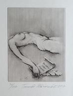 Exlibris / Ex libris Thomas Hrivnac, liggend naakt, Antiek en Kunst, Kunst | Etsen en Gravures, Verzenden