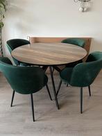Eetkamertafel rond 120cm, Huis en Inrichting, Tafels | Eettafels, Ophalen, Gebruikt, Rond, Vier personen