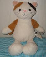 HEMA knuffel POES wit / bruin/ zwart als nieuw, Ophalen of Verzenden, Zo goed als nieuw, Overige typen