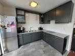 hoekkeuken 238x210 grijs inc kookplaat en afzuiging, Huis en Inrichting, Keuken | Complete keukens, Ophalen, Gebruikt, Hoekkeuken