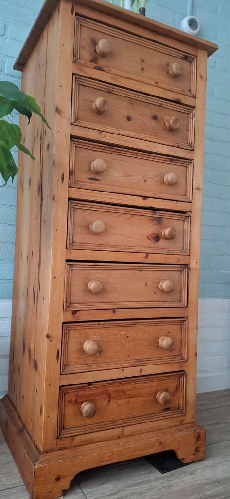 Mooie goed onderhouden vintage ladekast, Huis en Inrichting, Kasten | Ladekasten, Zo goed als nieuw, Minder dan 100 cm, 25 tot 50 cm