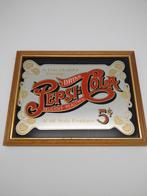Vintage Pepsi-Cola Spiegelreclame, Gebruikt, Ophalen of Verzenden, Minder dan 100 cm, Rechthoekig