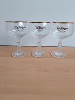 3 La Trappe Trappist glazen, Ophalen of Verzenden, Zo goed als nieuw, Glas of Glazen, La Trappe