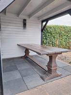 Landelijke grote tuintafel, Tuin en Terras, Tuintafels, Ophalen, Zo goed als nieuw, Rechthoekig, Hout