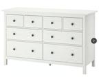Zoekende witte IKEA HEMNES ladekast 8 lades, Huis en Inrichting, Kasten | Ladekasten, 5 laden of meer, 150 tot 200 cm, Ophalen of Verzenden