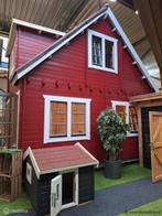 Online Veiling: Houten chalet - 500x500x550cm