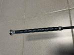 Zwarte zweep met zilverkleur knop 110 cm, Dieren en Toebehoren, Ophalen, Zo goed als nieuw, Overige soorten