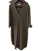 ANNA tuniek jurk travelstof 46 army khaki, Kleding | Dames, Jurken, Anna van Toor, Verzenden, Maat 42/44 (L), Zo goed als nieuw