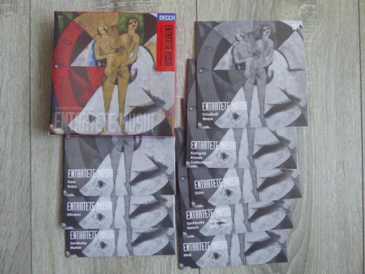 ENTARTETE MUSIK Decca / NRC  2010  8 cd's nieuwstaat, Cd's en Dvd's, Cd's | Klassiek, Zo goed als nieuw, Overige typen, Modernisme tot heden