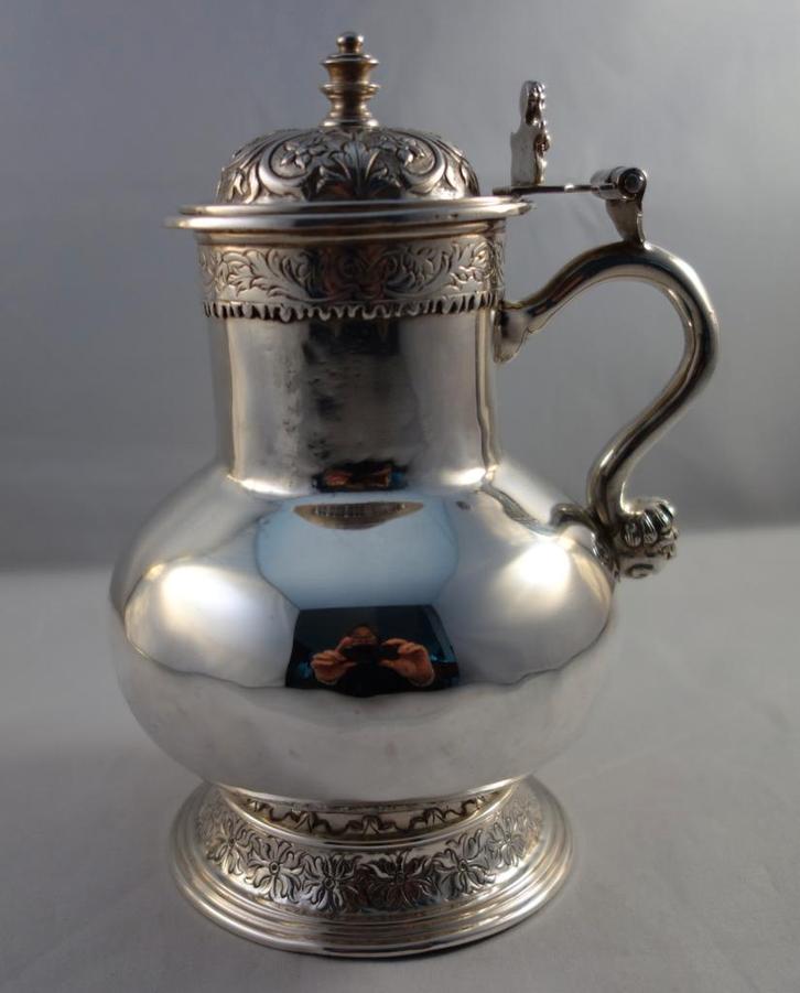 Antieke Zilveren (950)  Klepkan, Antiek en Kunst, Antiek | Goud en Zilver, Verzenden