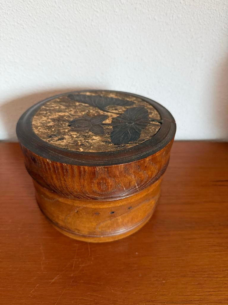 Houten doos met deksel, Antiek en Kunst, Ophalen of Verzenden