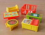 Fisher-Price - 6 Meubeltjes Little People - vintage - lot 6, Gebruikt, Overige typen, Ophalen of Verzenden, Nvt