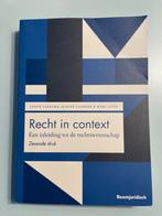 Recht in context - 7e druk, Boeken, Diverse auteurs, Ophalen of Verzenden, Alpha, WO
