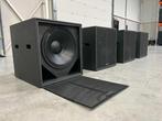 Pioneer XY-118S 18" sub incl. wheels with brakes (2x), Overige merken, Subwoofer, Ophalen of Verzenden, Zo goed als nieuw