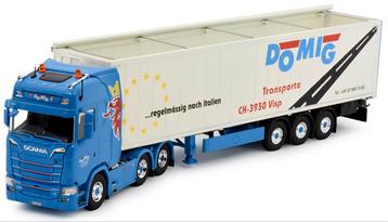 SCANIA R500 trekker met walkingfloor trailer "Domig - Visp" beschikbaar voor biedingen
