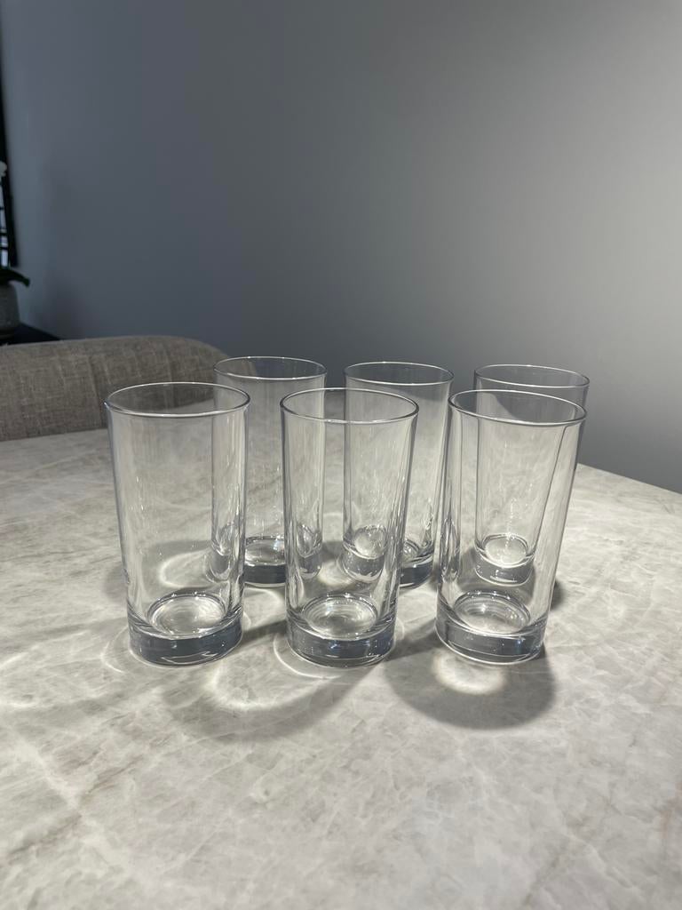 Kristallen Longdrink Glazen - Nieuw & Ongebruikt, Glas of Glazen, Nieuw, Ophalen of Verzenden, Glas