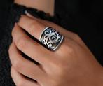 *Laatste! Grote NIEUWE 925 zilveren tribal biker ring M17!, Sieraden, Tassen en Uiterlijk, Ringen, Verzenden, Nieuw, X, Dame of Heer