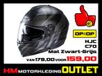 Motorhelm HJC C70 Boltas - Mat Zwart-Grijs - XL-62, Motoren, Kleding | Motorhelmen, Info@huybersmotoren.nl, Integraalhelm, Ophalen