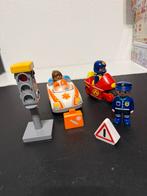 Ambulance politie en motor setje playmobil 123, Ophalen of Verzenden, Zo goed als nieuw, Complete set