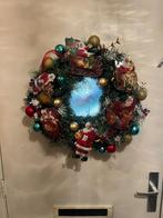 Mooie kerstkrans met verlichting en certificaat, Diversen, Kerst, Ophalen of Verzenden, Nieuw