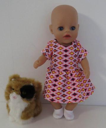 poppenkleertjes little babyborn pop 30cm (jurk ) beschikbaar voor biedingen