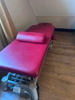 Rode pino, elektrisch verstelbare massagetafel. 2m/56, Sport en Fitness, Massageproducten, Ophalen, Zo goed als nieuw, Massagetafel